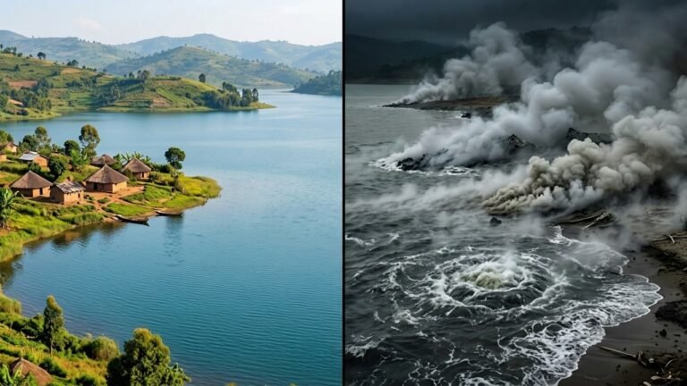 Pequeno lago na África que poderia matar milhões de uma só vez