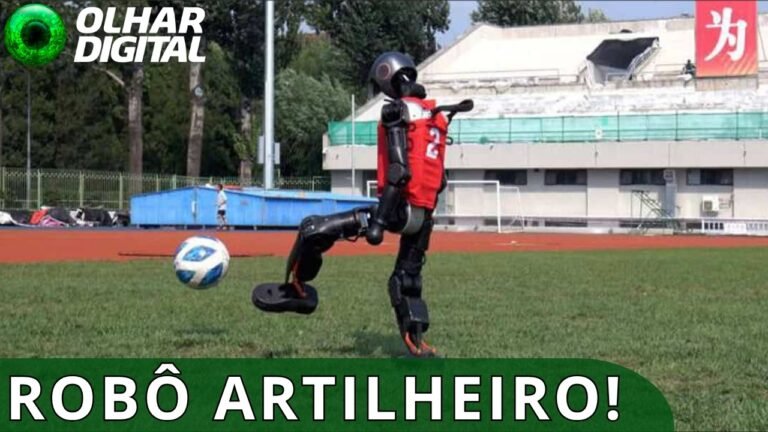 Robô humanoide acerta até 90% dos chutes ao gol em testes reais