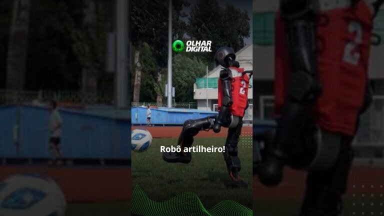 Robô humanoide acerta até 90% dos chutes ao gol em testes reais
