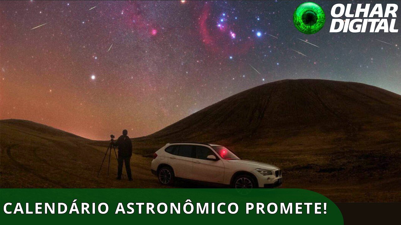 Outubro tem chuva de meteoros; Júpiter e Saturno ganharão protagonismo nos céus