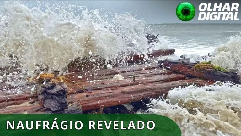 Tempestade desenterra restos de navio que naufragou há 140 anos