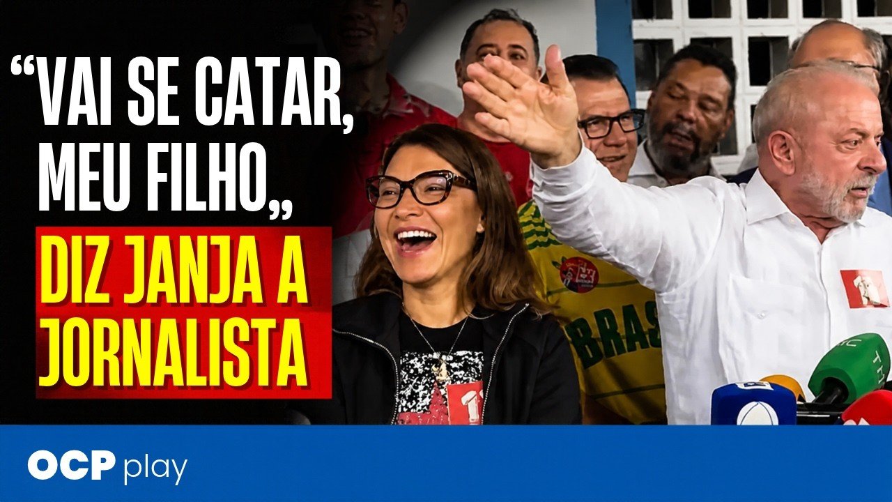 "Vai se catar, meu filho", diz Janja a jornalista