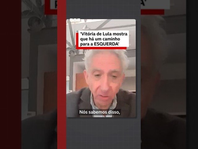 "Vitória de Lula mostra que há um caminho para a esquerda"