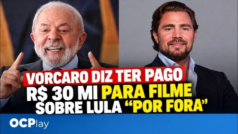 Vorcaro diz ter pago R$ 30 mi para filme sobre Lula "por fora"