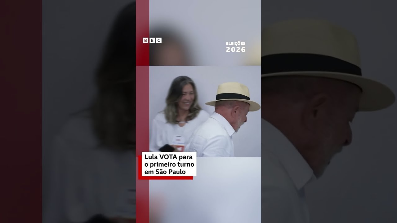 Lula vota em São Paulo no primeiro turno das eleições presidenciais de 2026